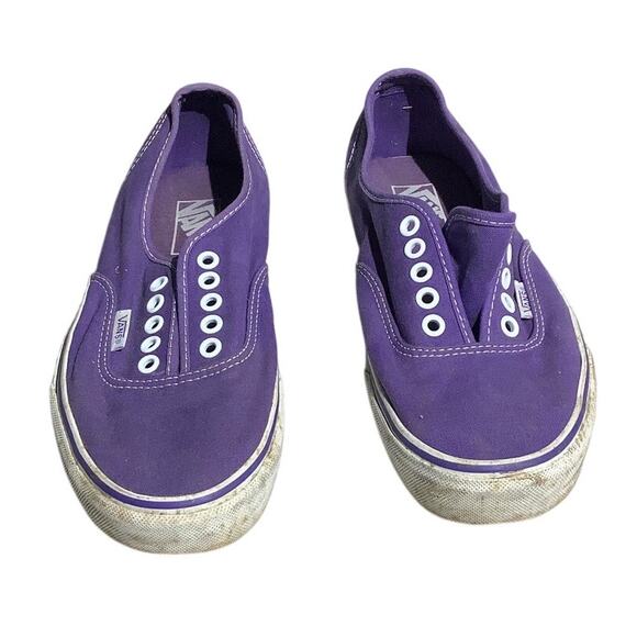 Vans Unisex Shoes Size 8.5 — Purple, Canvas, Slip-On - Picture 1 of 5